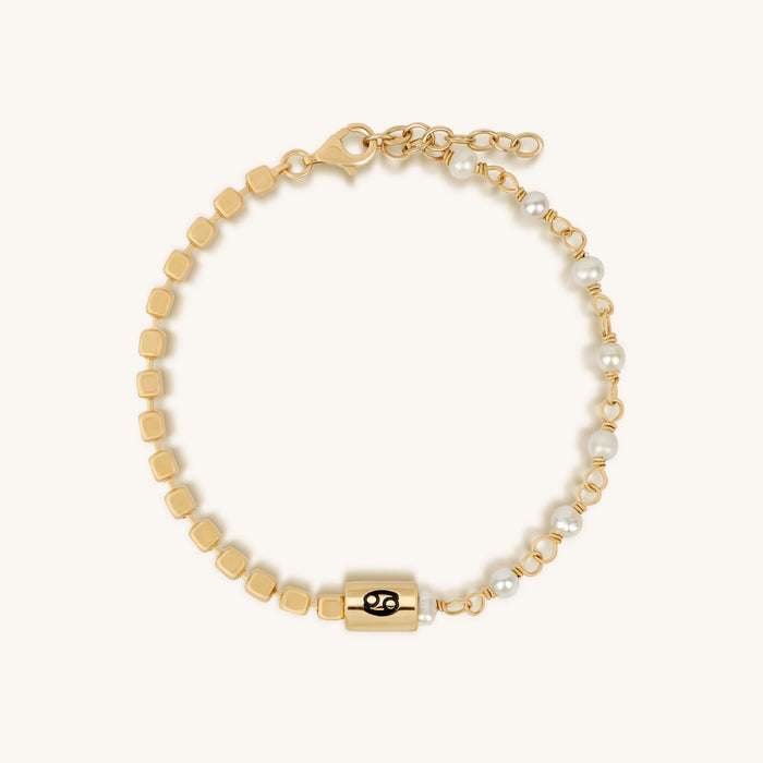 Intuitively Passionate Cancer Pearl Bracelet