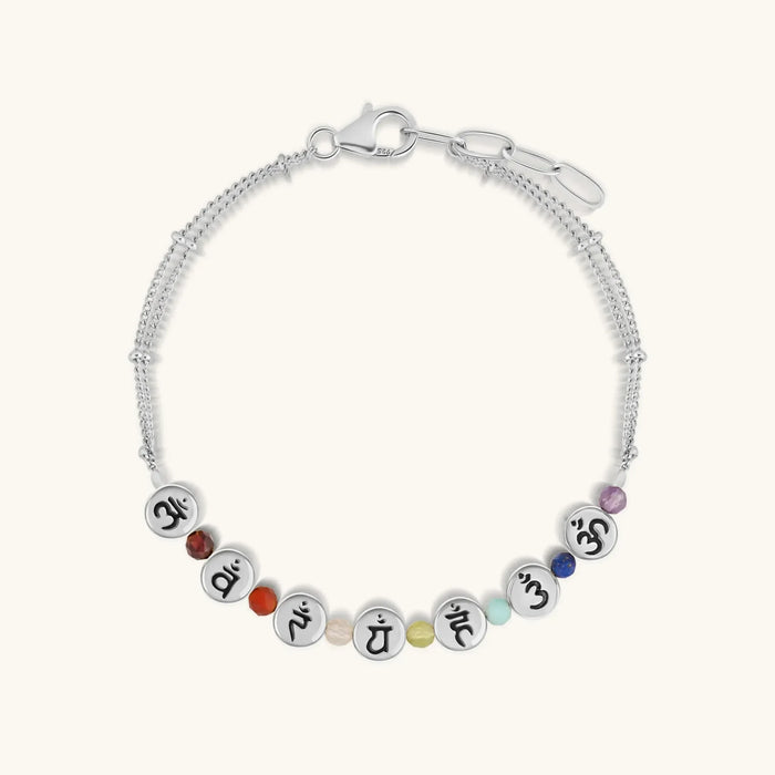 Activated Potential Chakra Silver Chain Bracelet