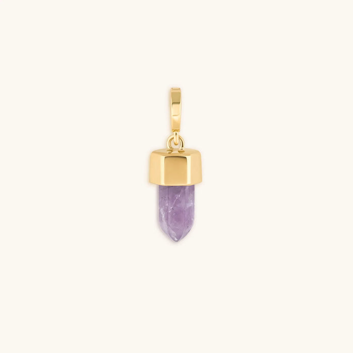Comfort and Calm Amethyst Pointer Charm