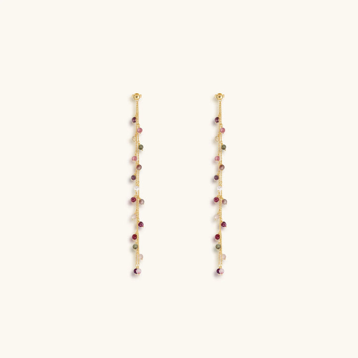Harmony's Radiance Tourmaline Drop Earrings