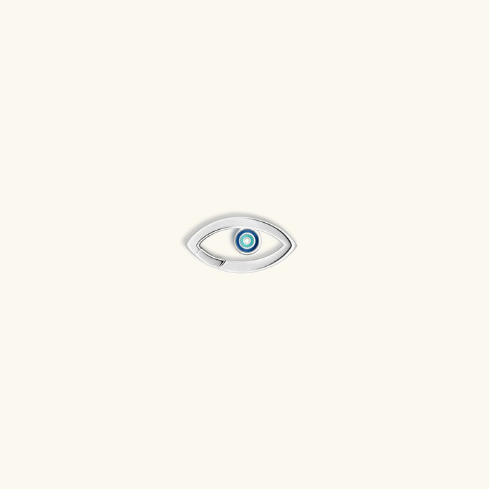 Infinite Protection - Silver Evil Eye Lock