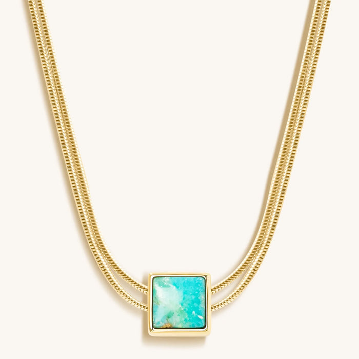 Soothe & Heal Turquoise Evil Eye December Birthstone Necklace