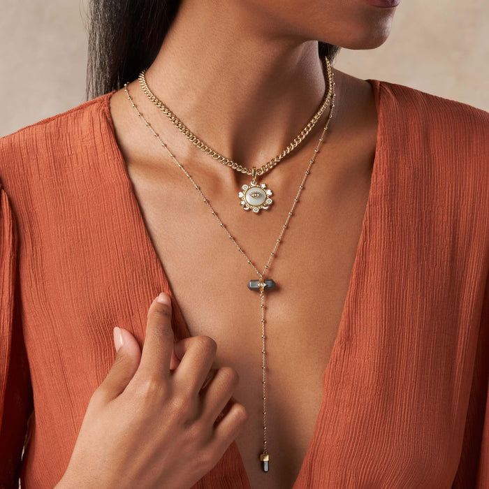 Karmic Connection Gold Necklace