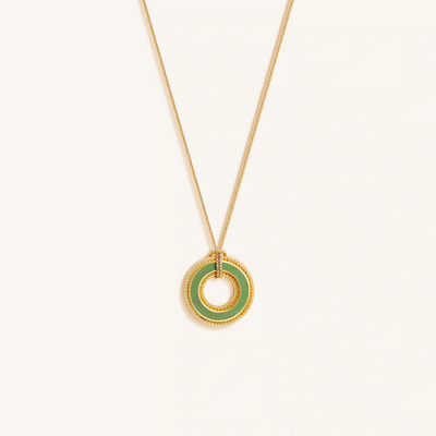 Circle of Harmony Jade Karma Necklace