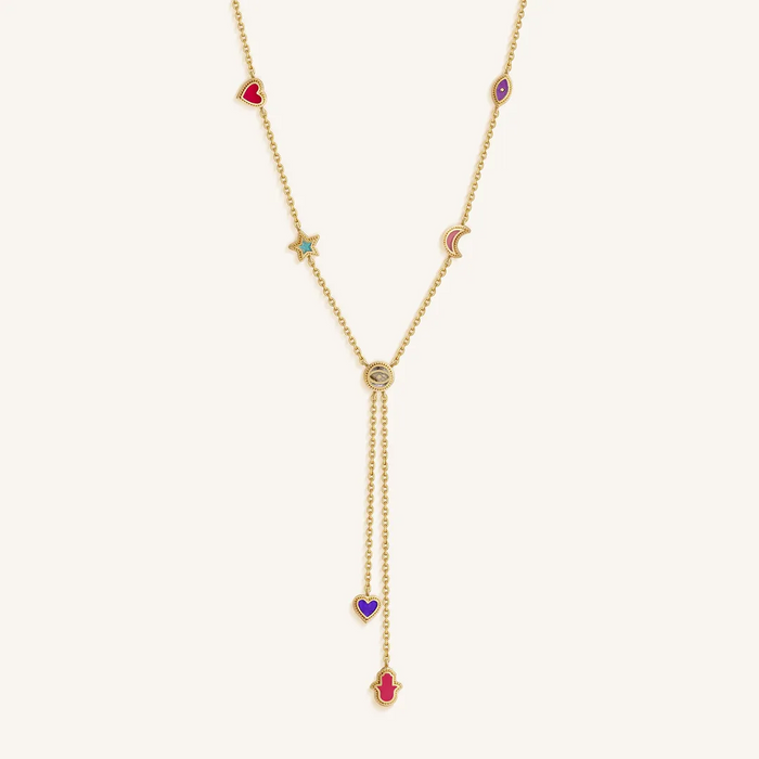 Starlit Serenity Multi-Symbol Necklace