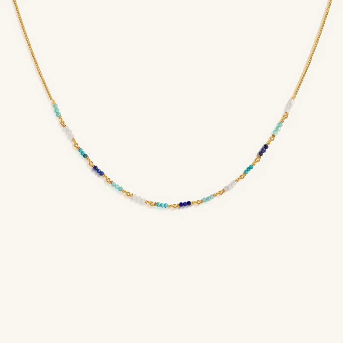 Harmonious Journey Multi-Stone Choker Necklace