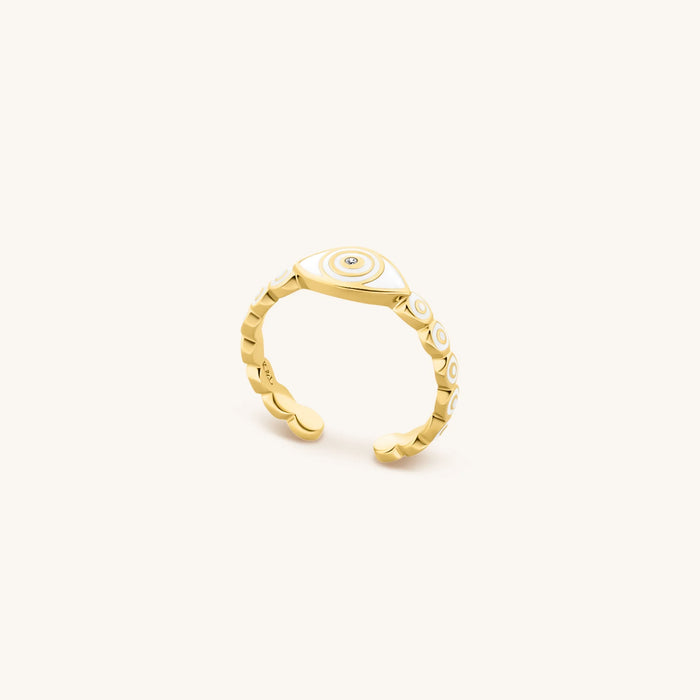 Delightful Peacefulness Evil Eye Ring