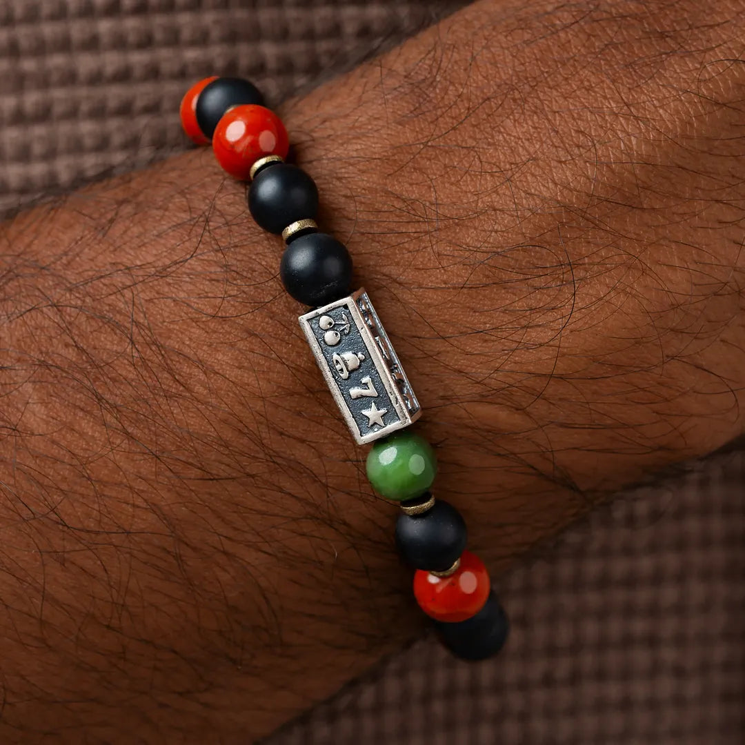 Path of Triumph Men’s Multi-Stone Power Bracelet