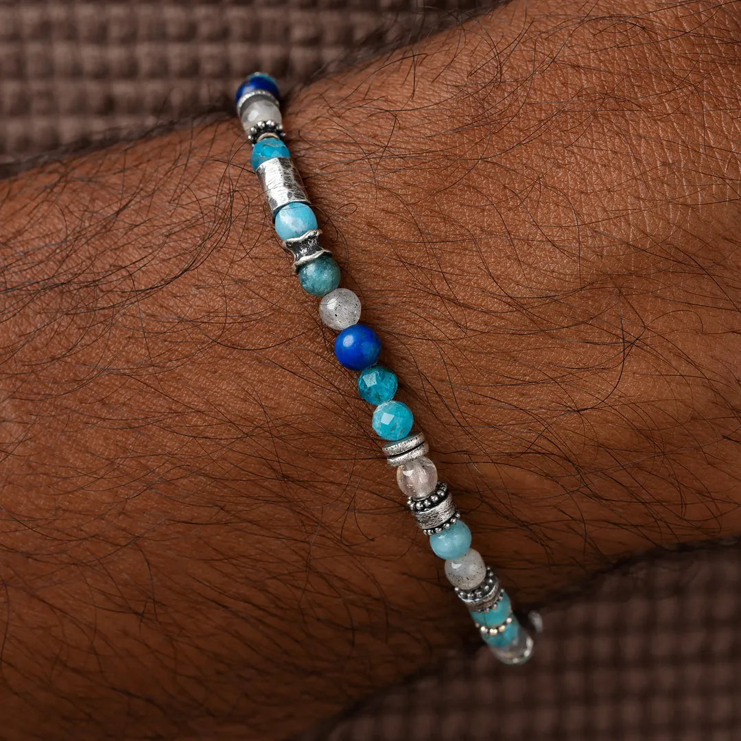 Brilliant Focus Apatite & Pyrite Bracelet