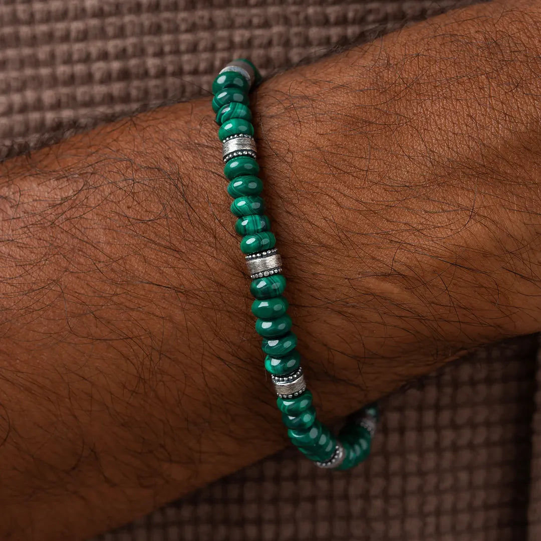Stoic Essence Malachite Macramé Bracelet