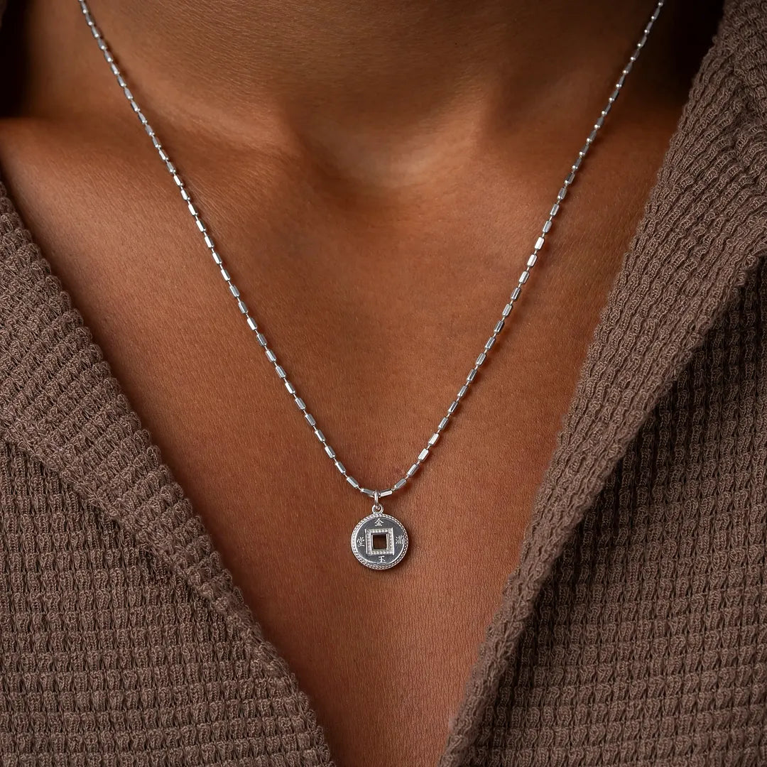 Wealth Guardian Feng Shui Coin Necklace