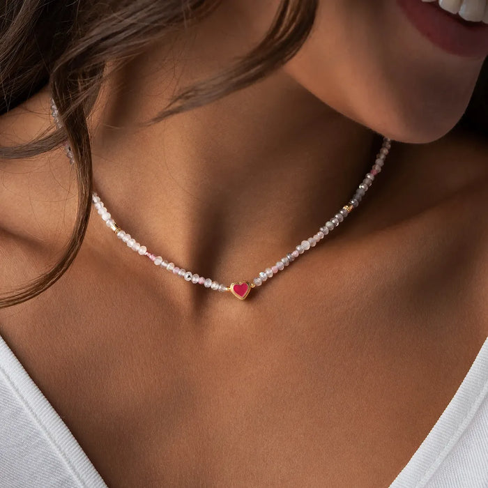 Heartfelt Harmony Multi-Stone Necklace