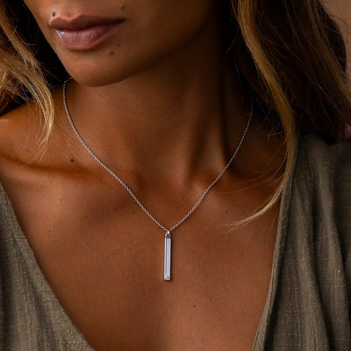 Purpose in Motion Unisex Engravable Necklace
