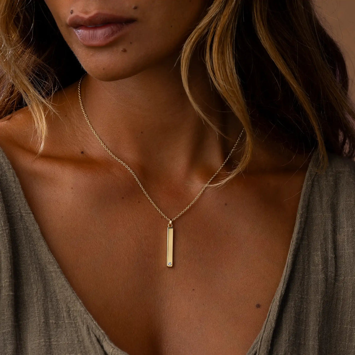 Purpose in Motion Unisex Engravable Necklace
