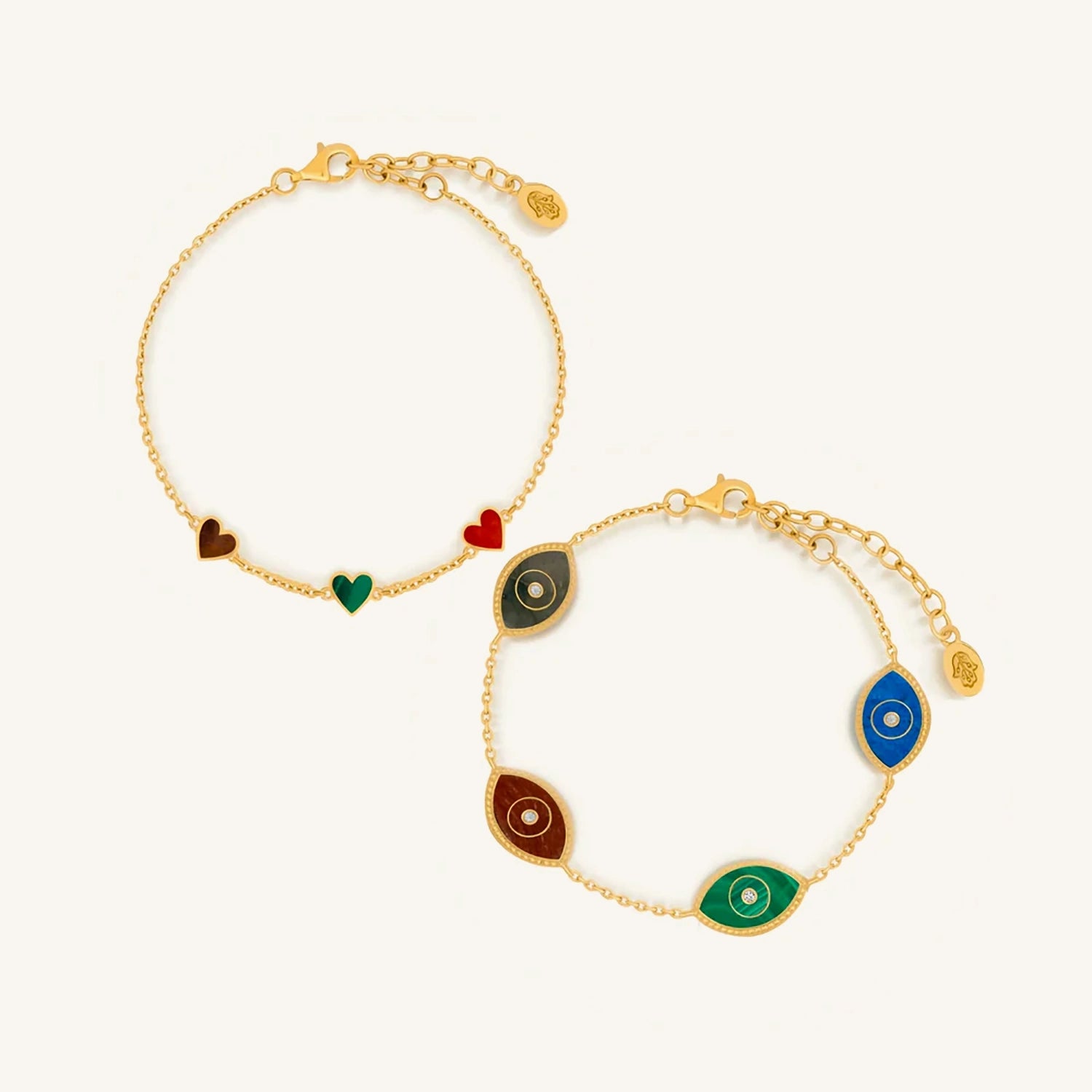Radiant Bonds Multi-Stone Bracelet Set