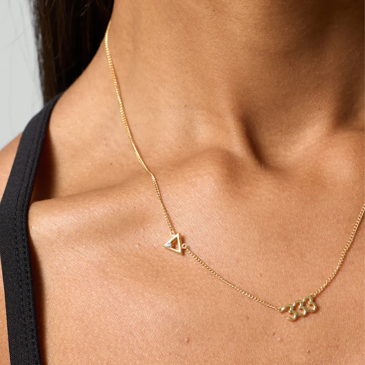 333 Ascension Triangle Necklace