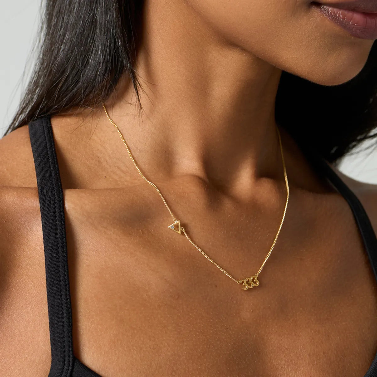 333 Ascension Triangle Necklace