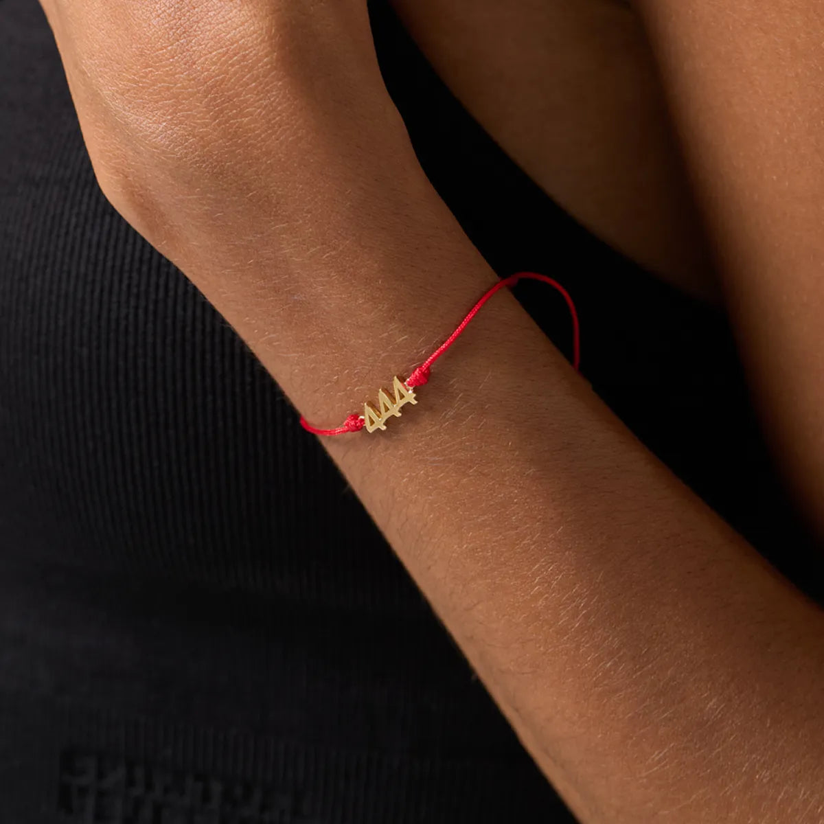 444 Foundation Red String Bracelet