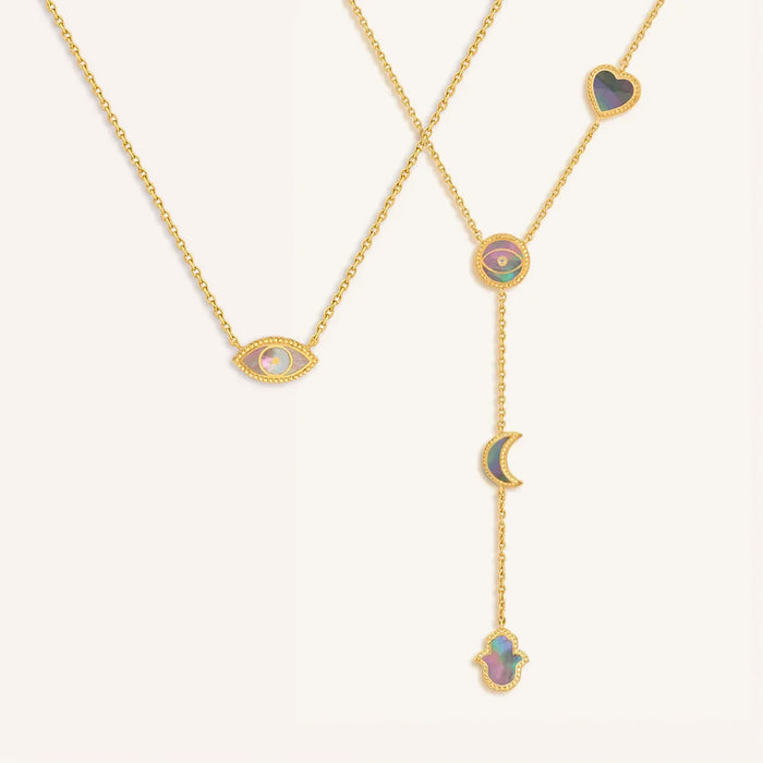 Gentle Touch Mother of Pearl Necklace Set
