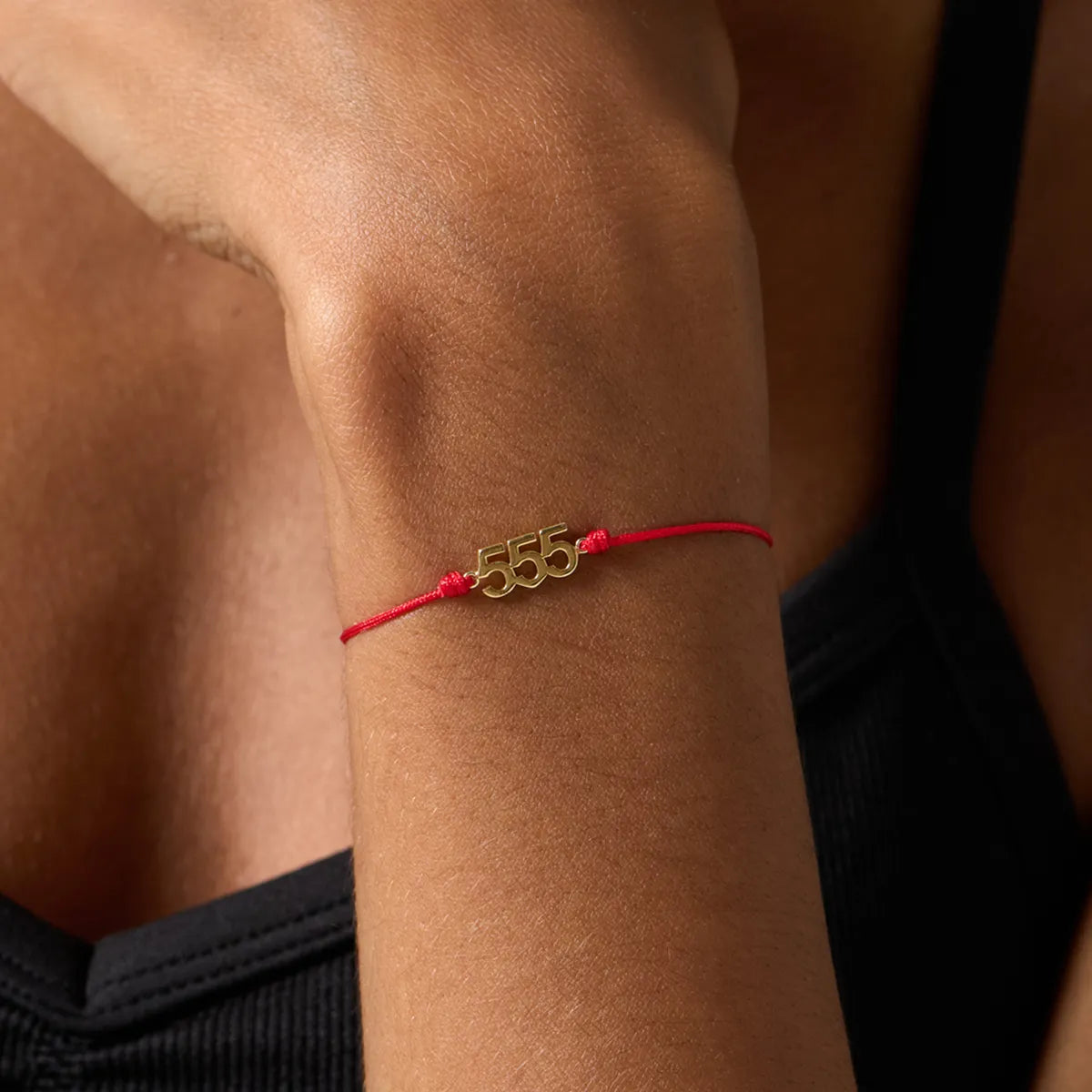 555 Transformation Red String Bracelet