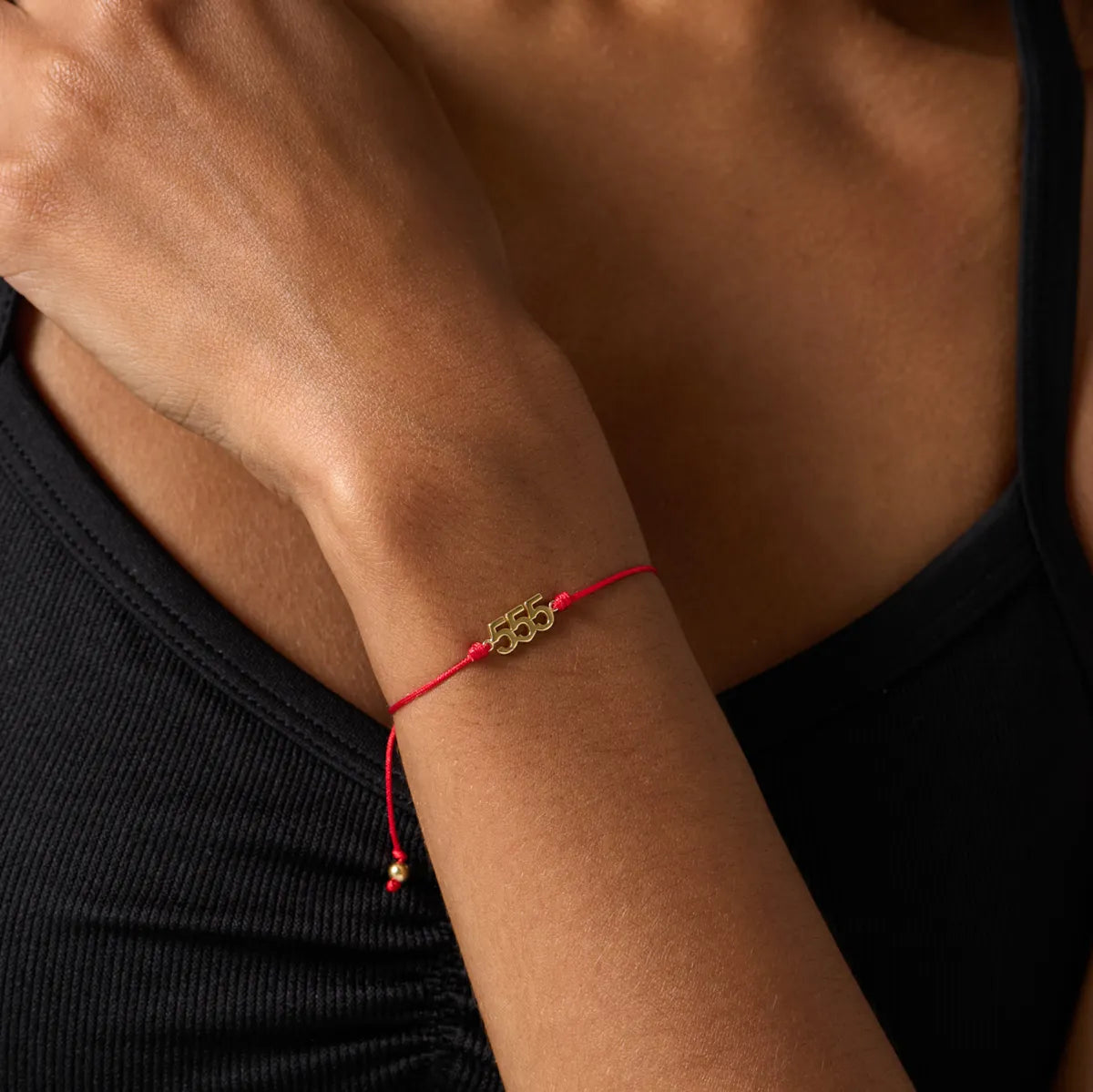 555 Transformation Red String Bracelet