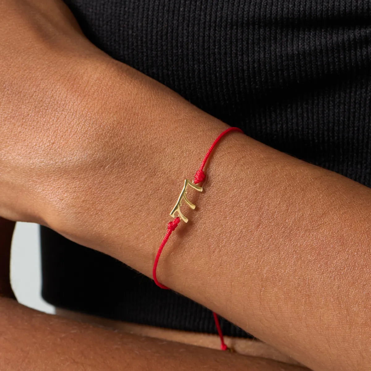 777 Fortune Red String Bracelet