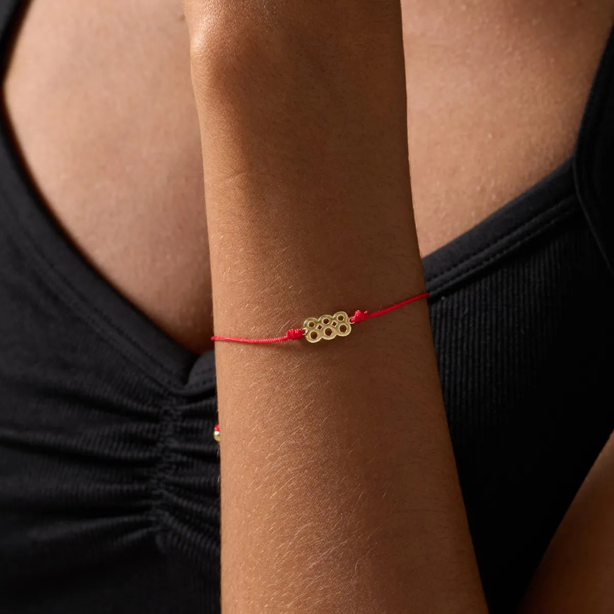 888 Abundance Red String Bracelet