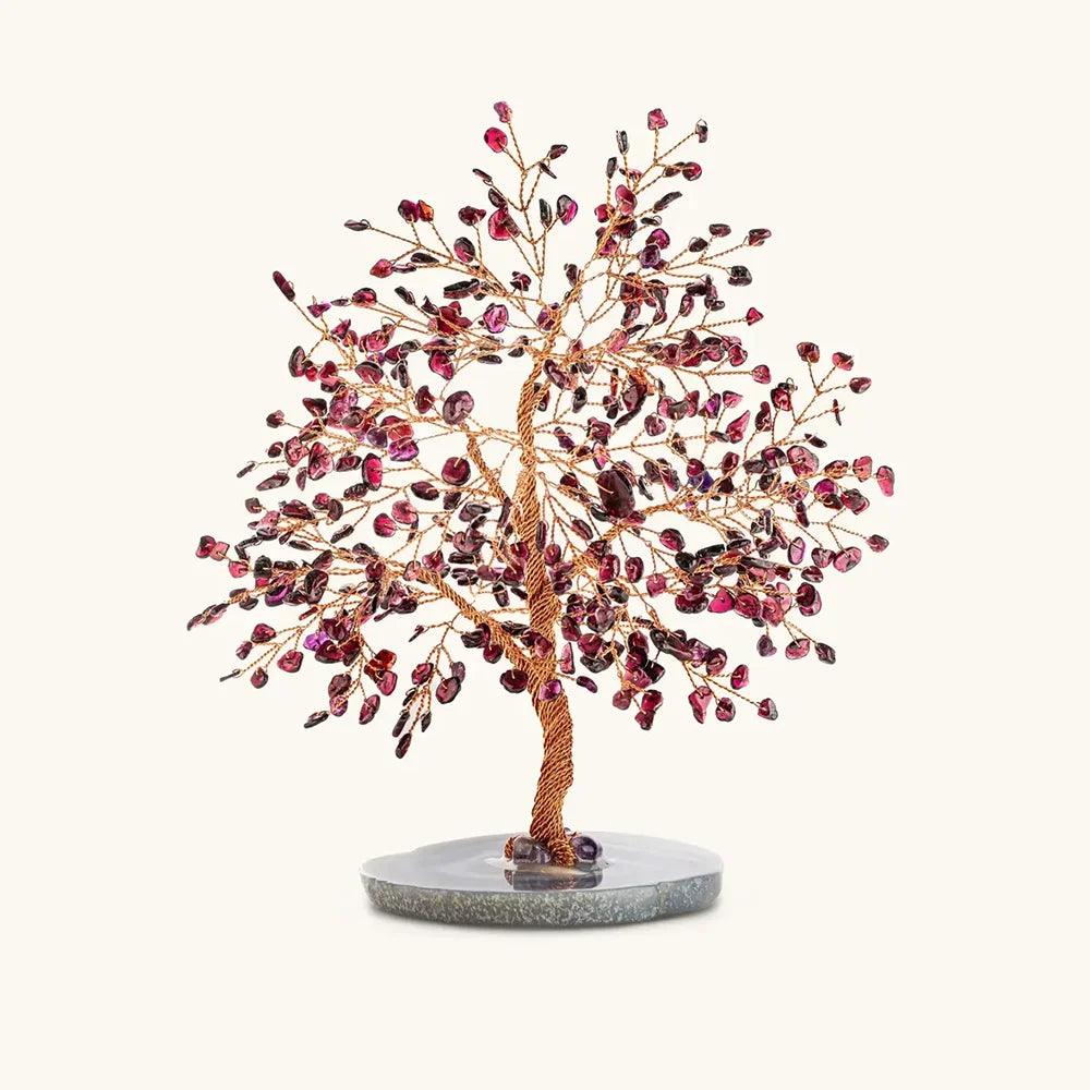 Pursuit of Passion Garnet Feng Shui Tree