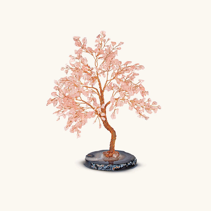 Love Harmony Rose Quartz Feng Shui Medium Tree
