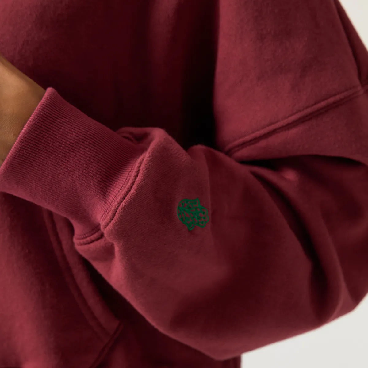 777 Olsen Burgundy Hooded Sweatshirt