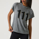 111 Lila Heather Grey Tee