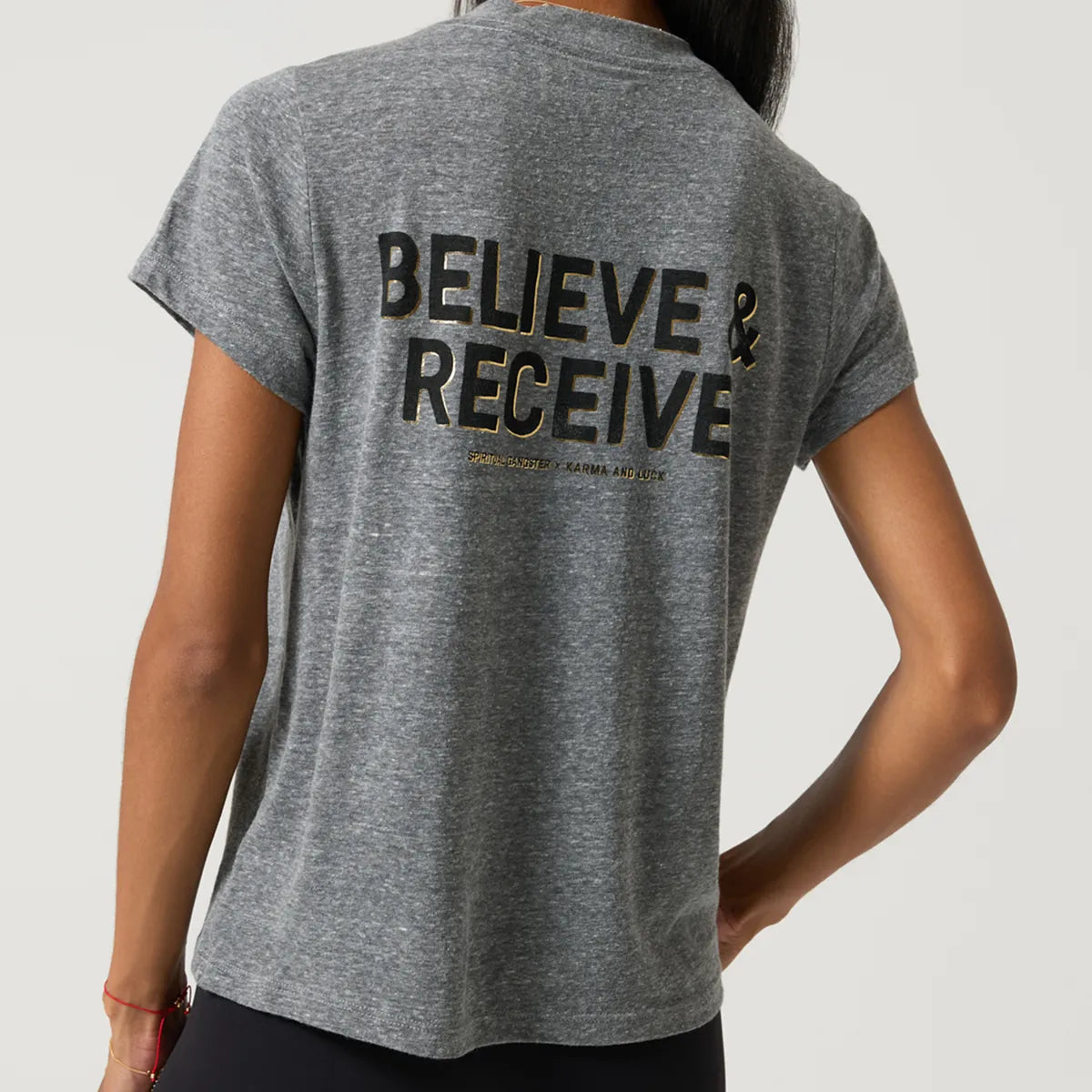 111 Lila Heather Grey Tee