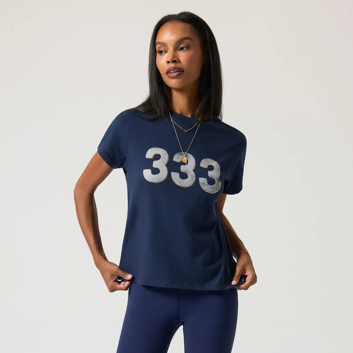 333 Lila Indigo Tee