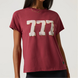 777 Lila Burgundy Tee
