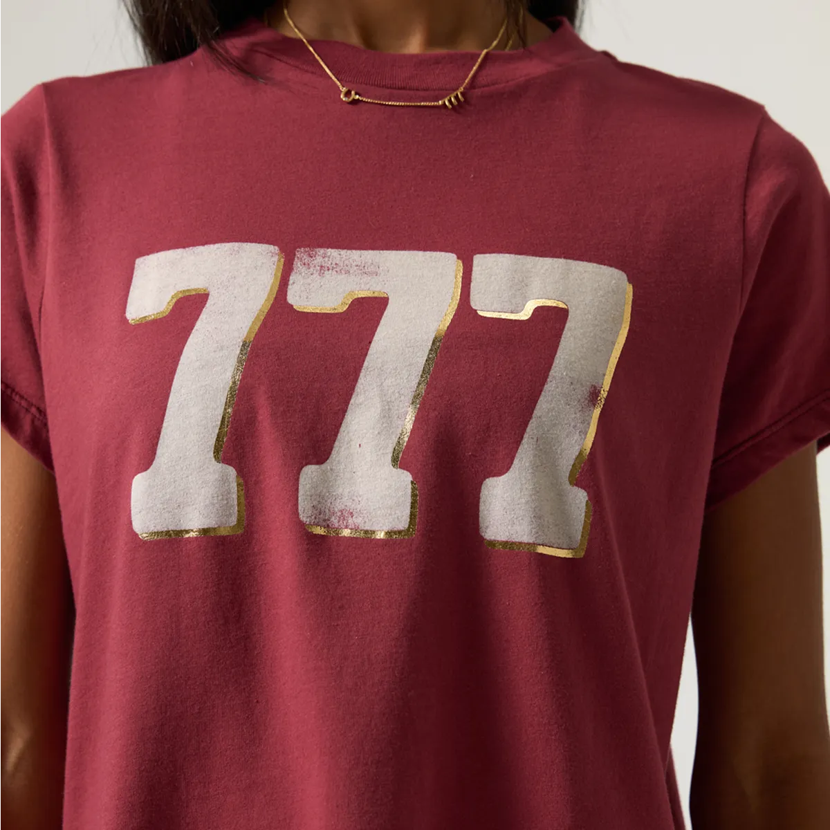 777 Lila Burgundy Tee