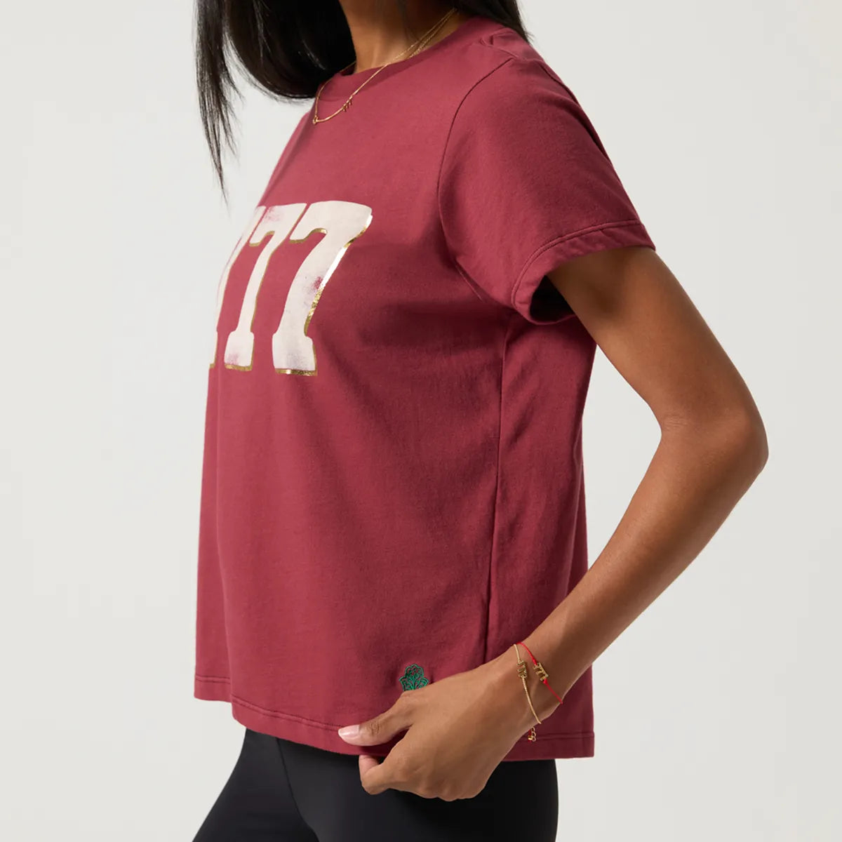 777 Lila Burgundy Tee