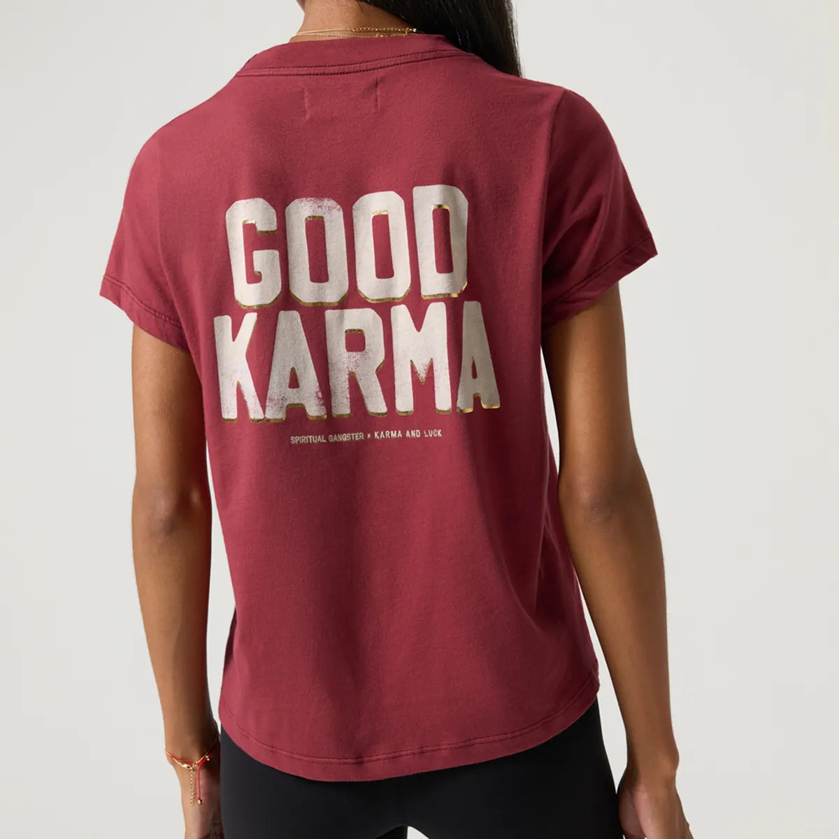 777 Lila Burgundy Tee