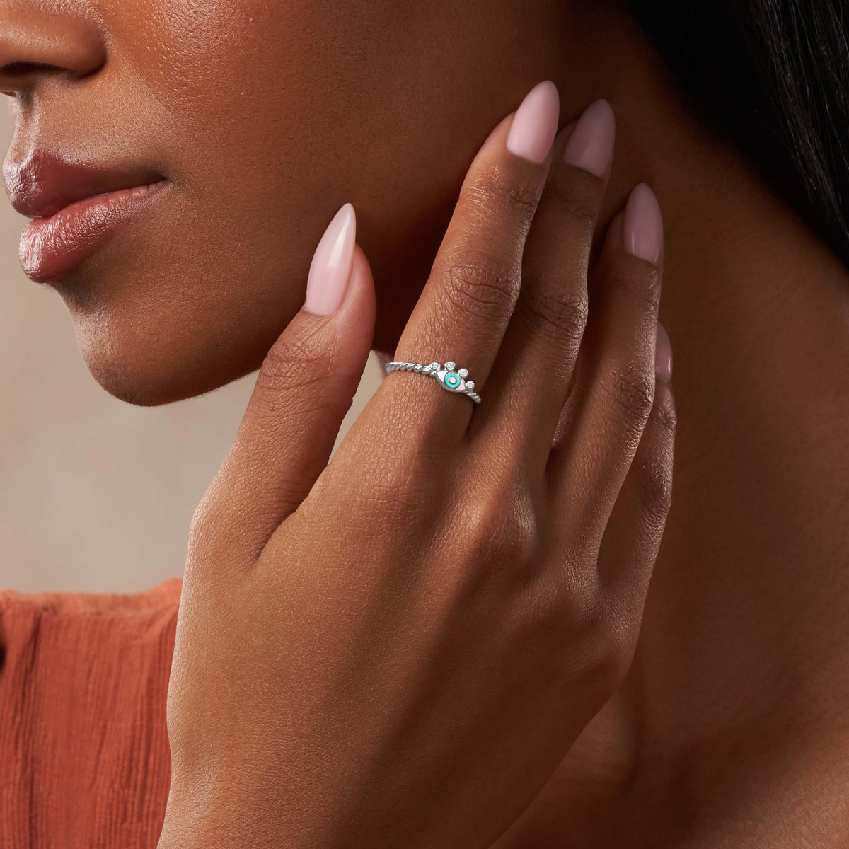 Peaceful Perception Evil Eye Ring