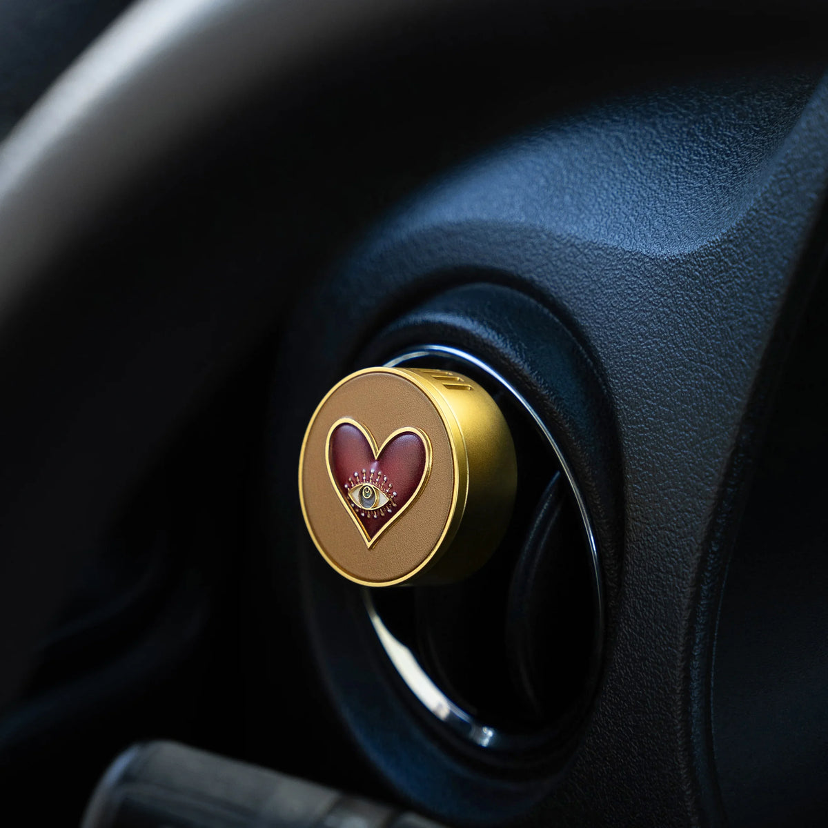 Trusted Guide Evil Eye Heart Car Freshener