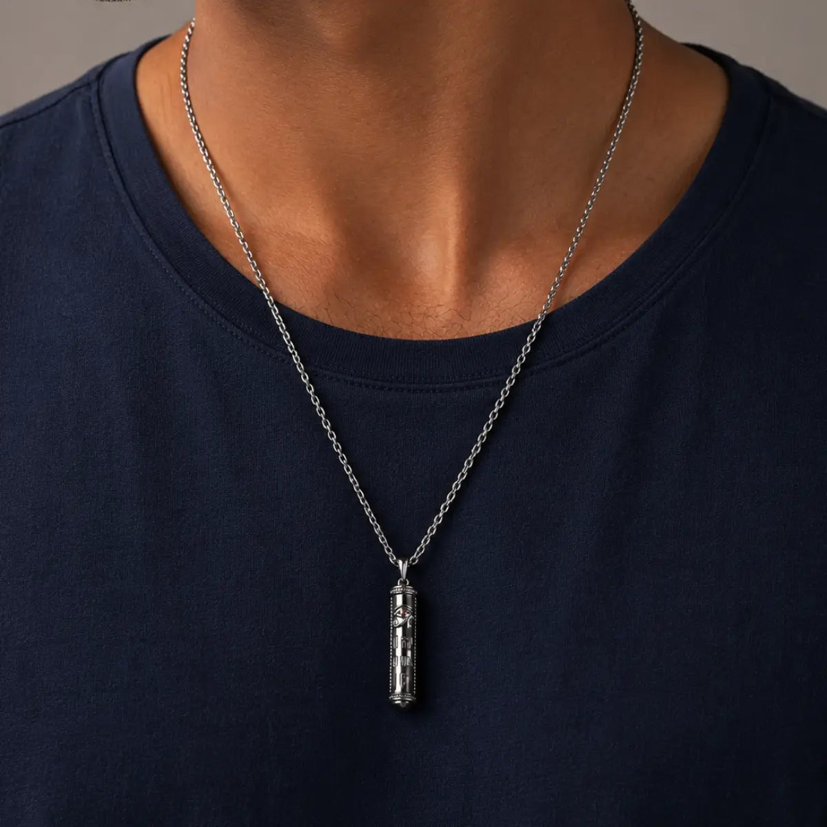 Eternal Vision Eye of Horus Sapphire Necklace