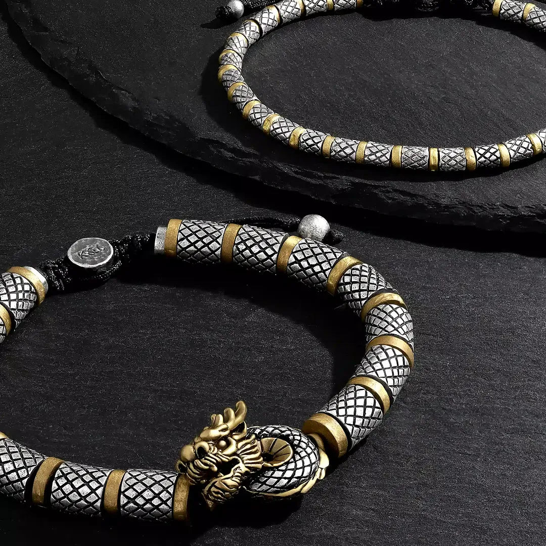Dragon’s Dominion Macrame Barrel Bracelet