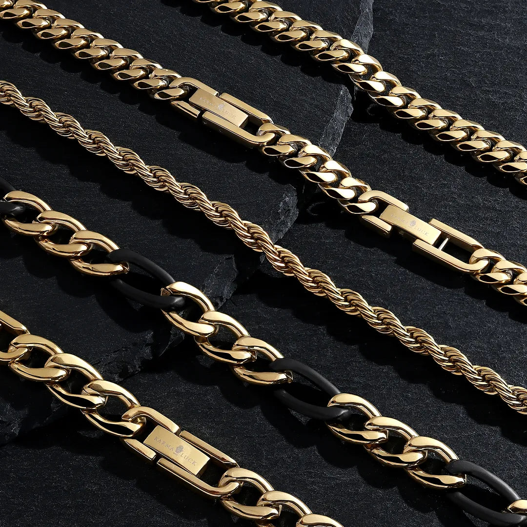 Commanding Balance Stainless Steel Chain Necklace