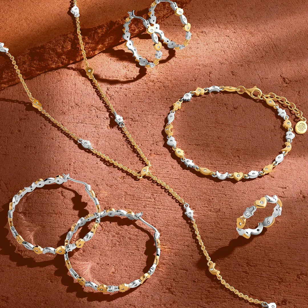 Ethereal Harmony Multi-Charm Bracelet