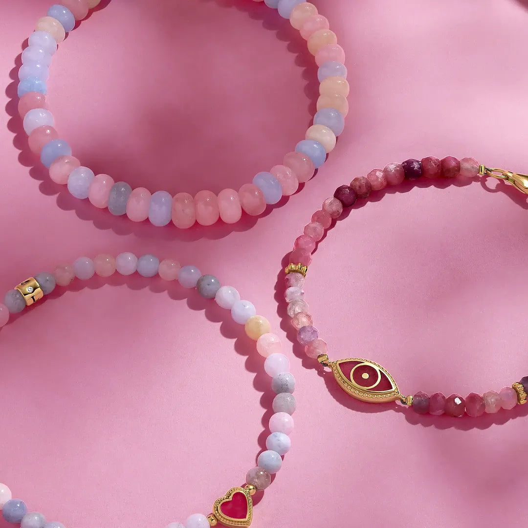 Heart of Serenity Morganite Bracelet