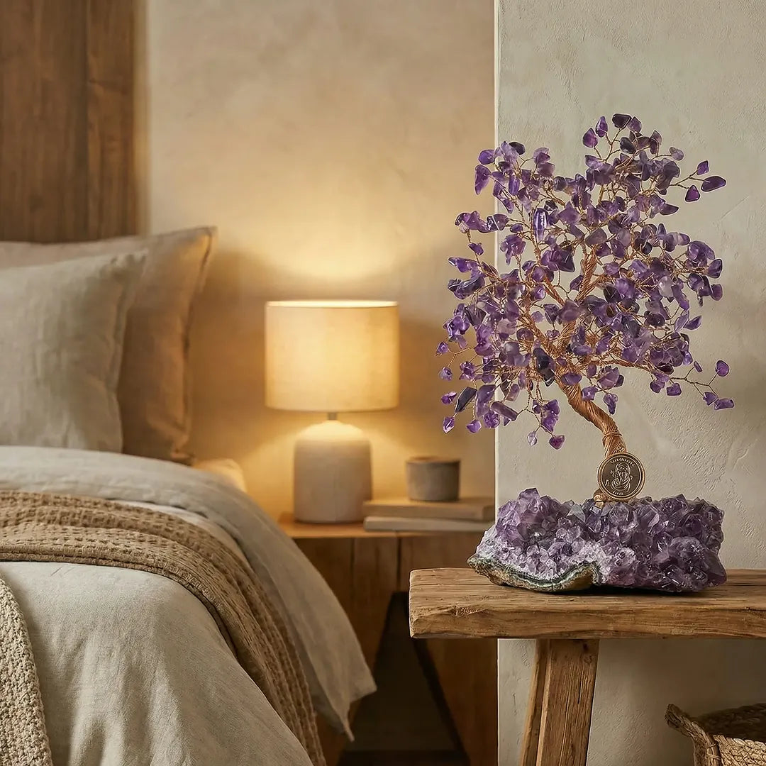 Calming Spirit Amethyst Feng Shui Tree