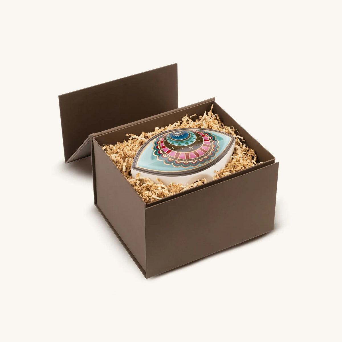 Soulful Mirror - Evil Eye Ceramic Statue