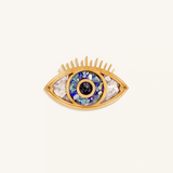 Serene Aura Evil Eye Gemstone Home Magnet
