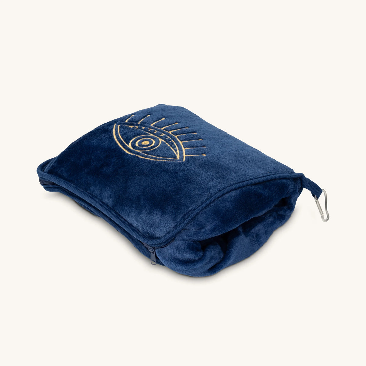Energetic Balance Navy Pillow and Blanket Set