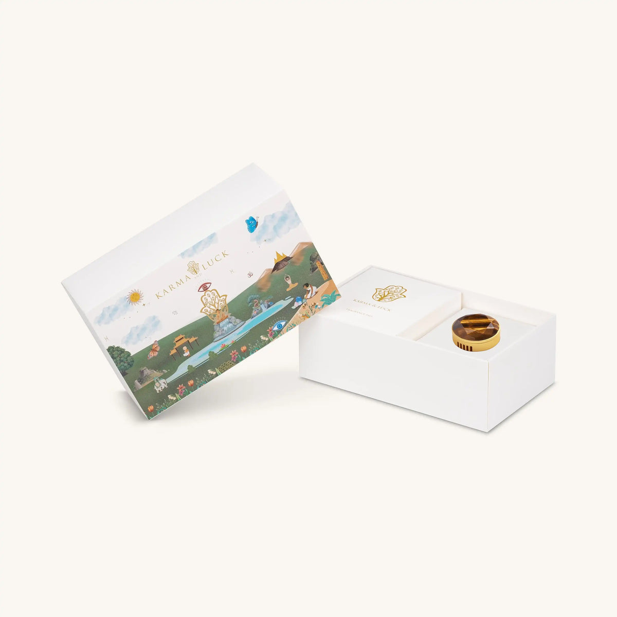 Golden Momentum Tiger’s Eye Car Freshener
