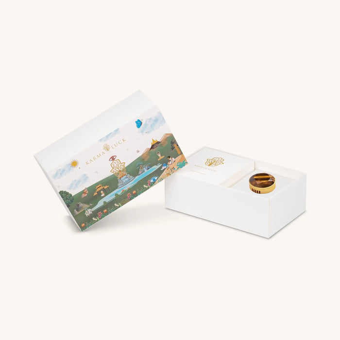 Golden Momentum Tiger’s Eye Car Freshener